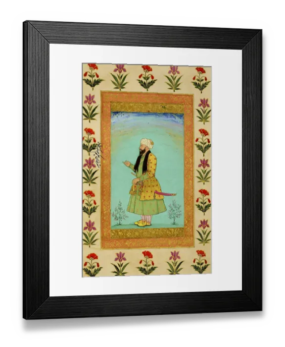 Framed Print : Physician, Da'úd Taqarrub Khan in profile Framed Print : Physician, Da'úd Taqarrub Khan in profile