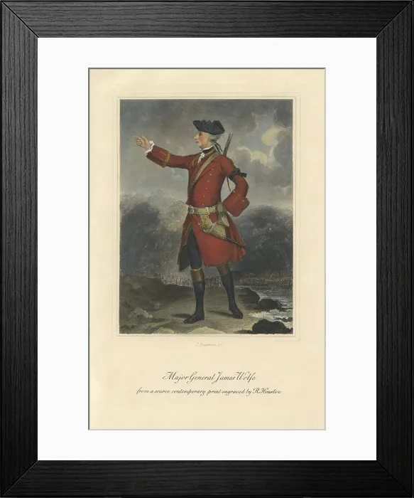 Framed Print : Major General James Wolfe Framed Print : Major General James Wolfe