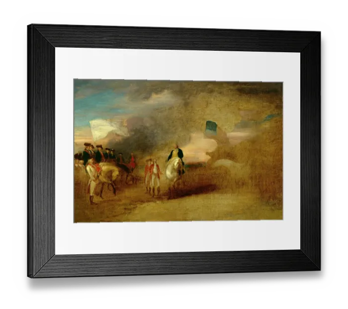 Framed Print : Surrender of Cornwallis at Yorktown Framed Print : Surrender of Cornwallis at Yorktown