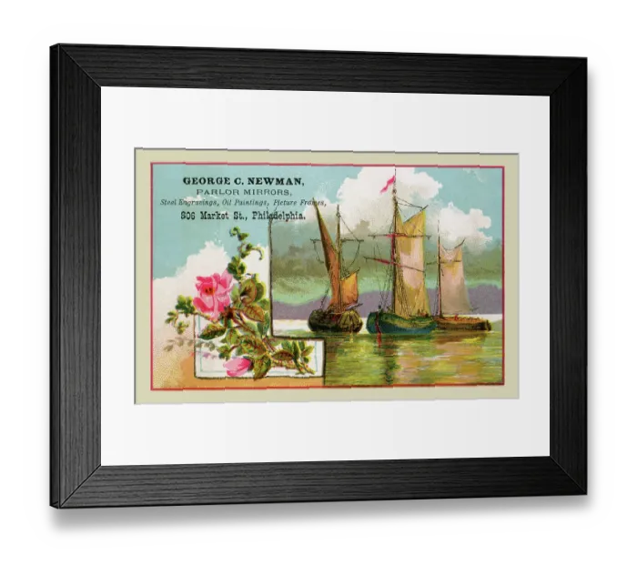 Framed Print : George C. Newman - Ships Framed Print : George C. Newman - Ships