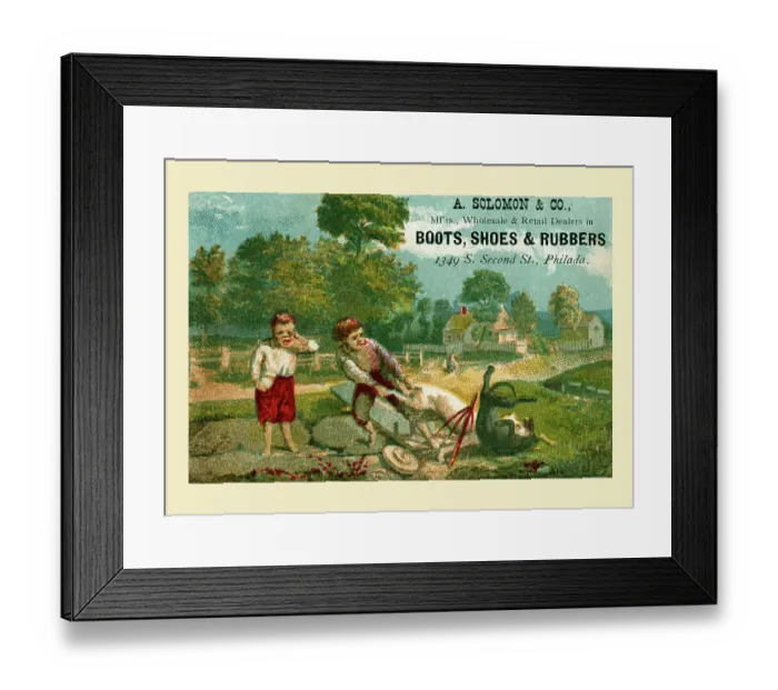Framed Print : A. Solomon & Co - The Accident Framed Print : A. Solomon & Co - The Accident