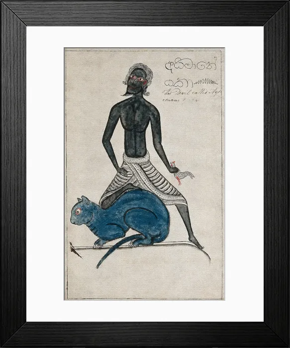 Framed Print : Devil called Ayimane Framed Print : Devil called Ayimane