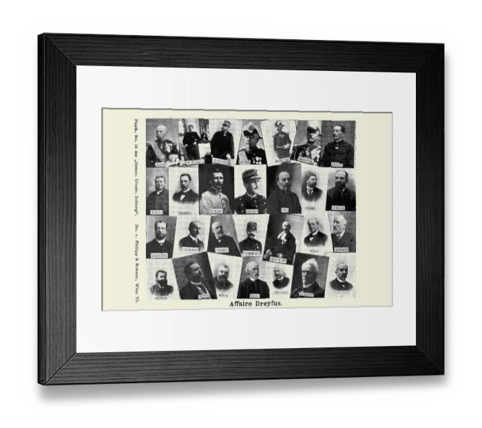Framed Print : Affaire Dreyfus Framed Print : Affaire Dreyfus