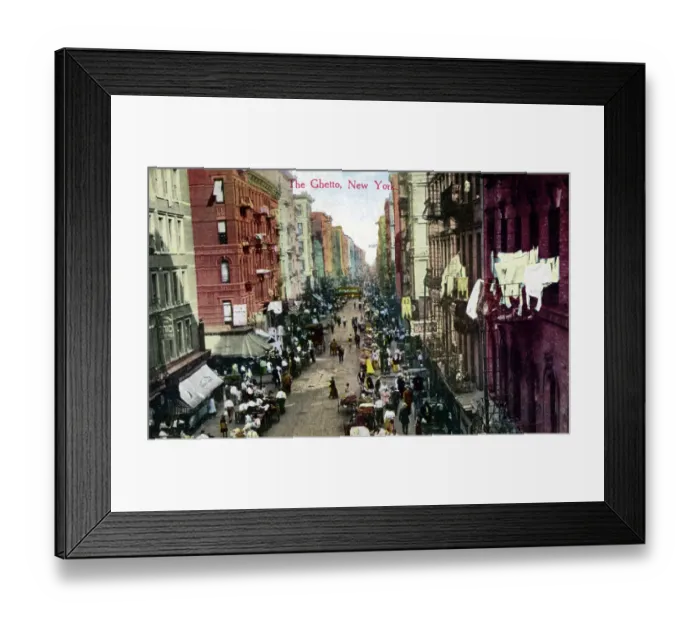 Framed Print : The Ghetto, New York #2 Framed Print : The Ghetto, New York #2