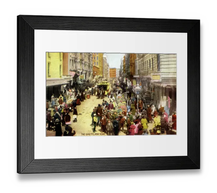 Framed Print : The Ghetto, New York Framed Print : The Ghetto, New York