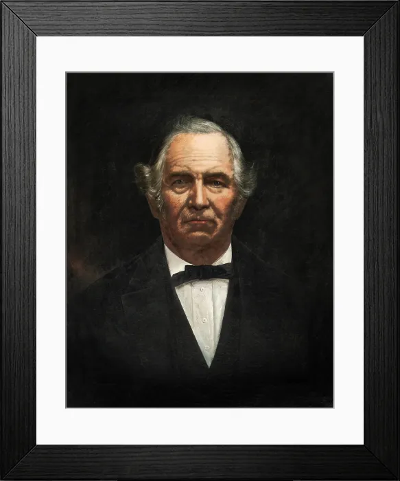Framed Print : Portrait of Sam Houston Framed Print : Portrait of Sam Houston