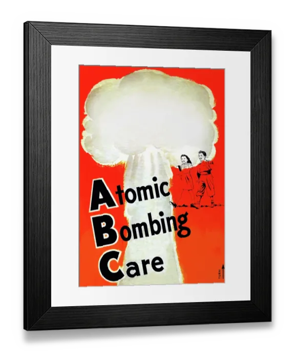 Framed Print : Atomic Bomb Care Framed Print : Atomic Bomb Care