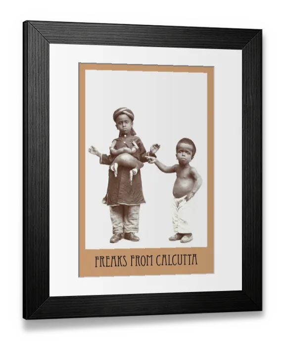 Framed Print : Freaks from Calcutta Framed Print : Freaks from Calcutta