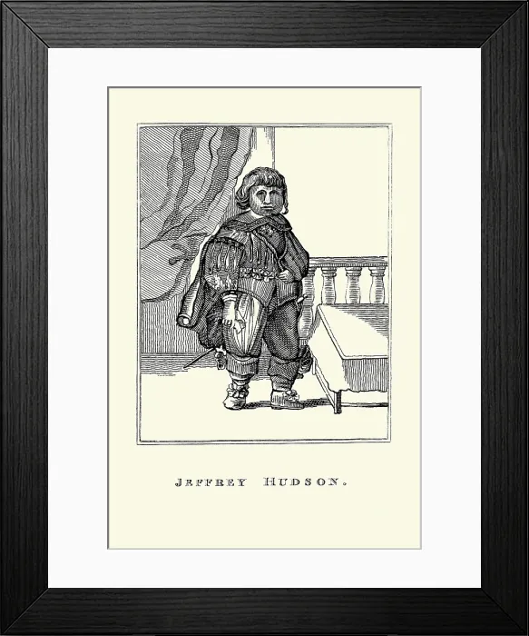 Framed Print : Jeffery Hudson, A Dwarf Framed Print : Jeffery Hudson, A Dwarf