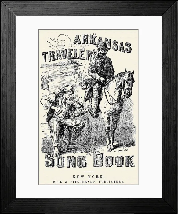 Framed Print : Arkansas traveler's Song Book Framed Print : Arkansas traveler's Song Book