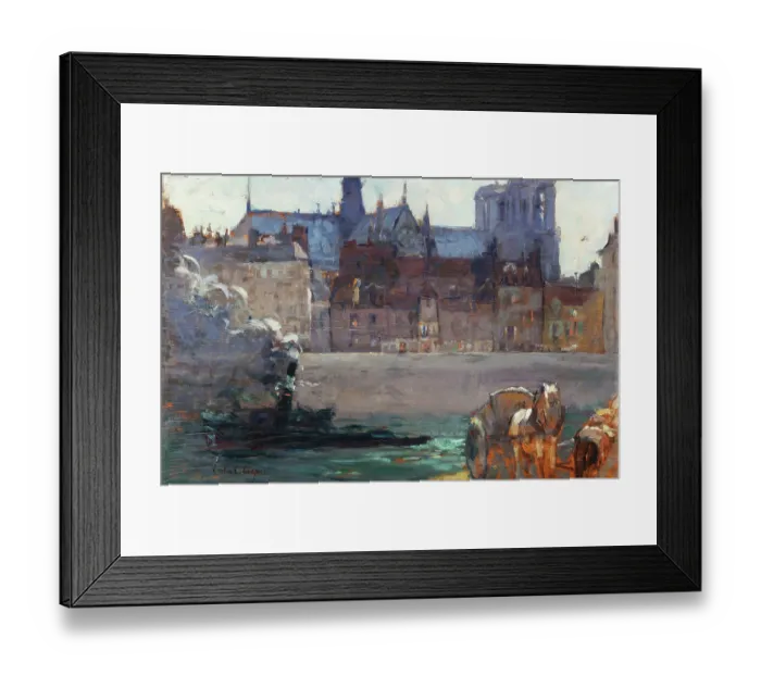 Framed Print : Notre Dame from the Seine, Paris Framed Print : Notre Dame from the Seine, Paris