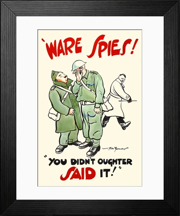 Framed Print : Ware Spies! Framed Print : Ware Spies!
