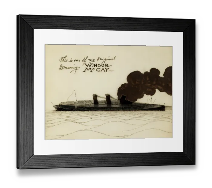 Framed Print : Sinking of the Lusitania