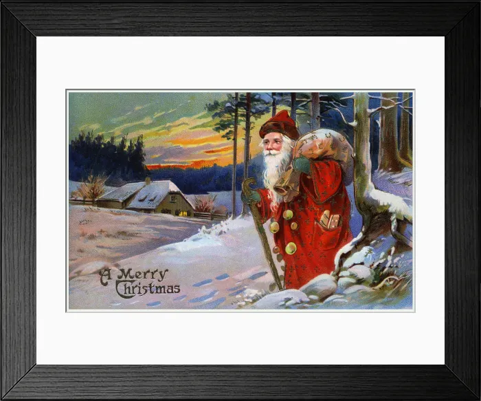 Framed Print : A Merry Christmas - Coming from the Woods Framed Print : A Merry Christmas - Coming from the Woods