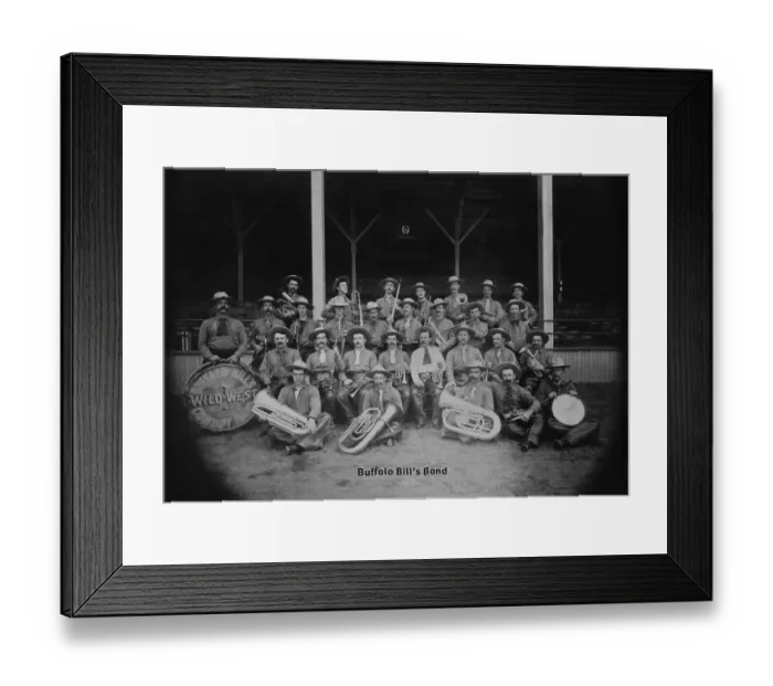Framed Print : Buffalor Bill's Band Framed Print : Buffalor Bill's Band