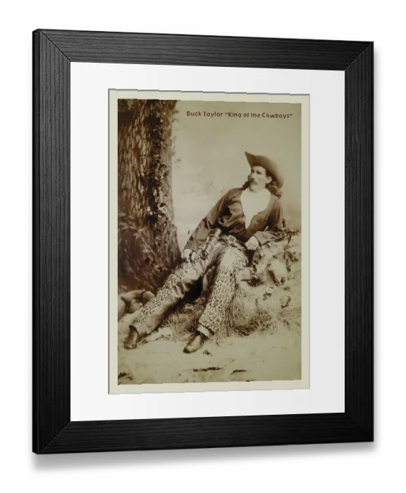 Framed Print : Buck Taylor 'King of the Cowboys Framed Print : Buck Taylor 'King of the Cowboys
