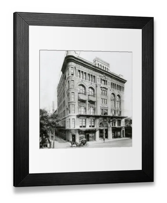 Framed Print : Grand's Apartment building Framed Print : Grand's Apartment building