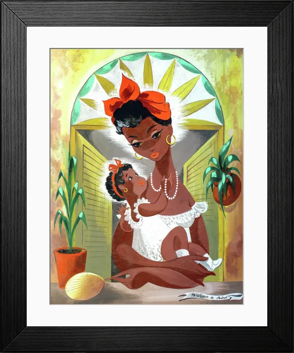Framed Print : Te Amo, Madre