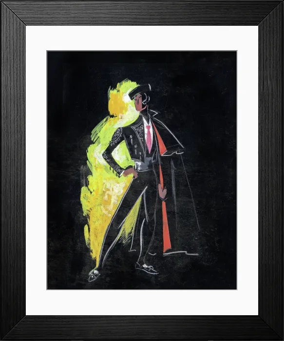 Framed Print : The Matador in Form Framed Print : The Matador in Form