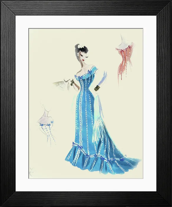 Framed Print : The Fancy Ball Dress Framed Print : The Fancy Ball Dress