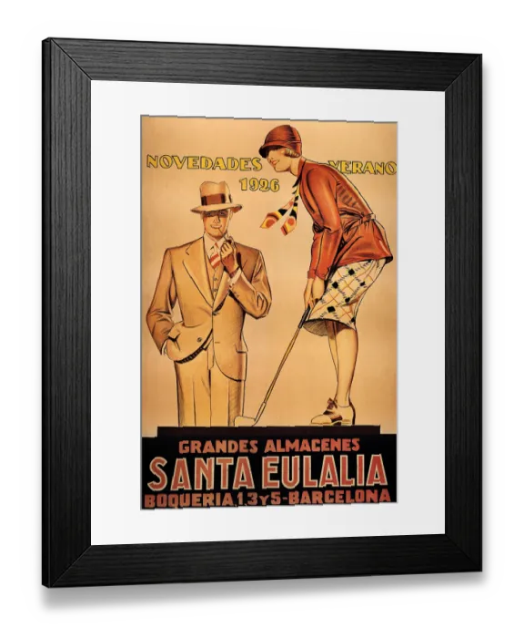 Framed Print : Grandes Almacenes Santa Eulalia Framed Print : Grandes Almacenes Santa Eulalia