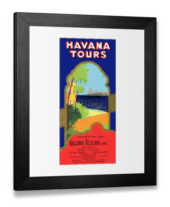 Framed Print : Havana Tours Framed Print : Havana Tours