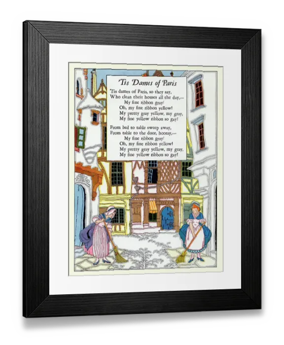 Framed Print : Tis Dames of Paris Framed Print : Tis Dames of Paris