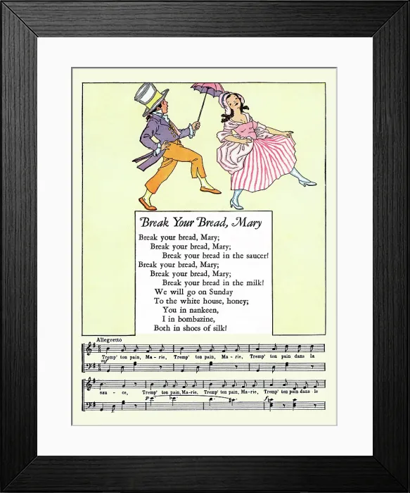Framed Print : Break Your Bread, Mary Framed Print : Break Your Bread, Mary