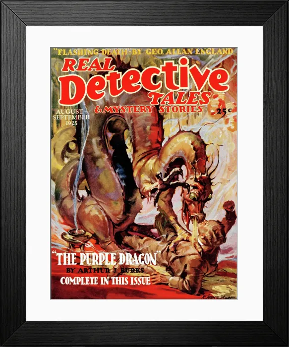 Framed Print : The Purple Dragon Framed Print : The Purple Dragon