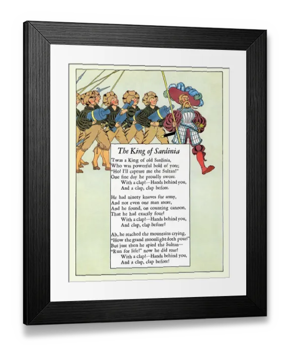 Framed Print : The King of Sardinia