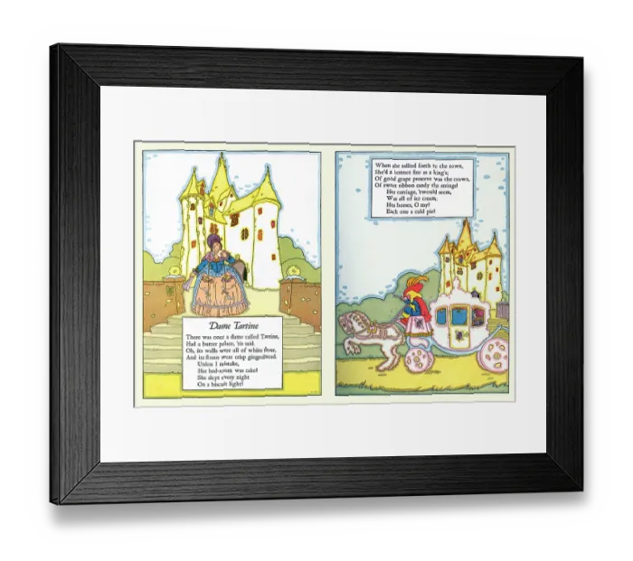 Framed Print : A Dame Called Tartine Framed Print : A Dame Called Tartine