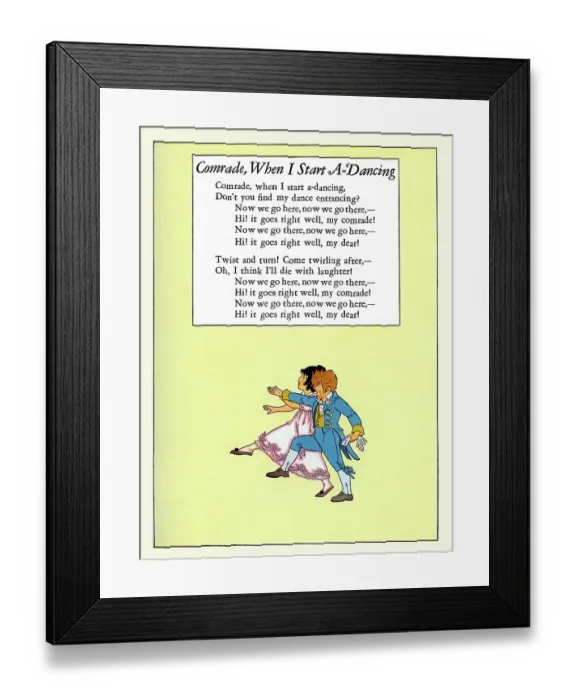 Framed Print : Comrade, When I Start A-Dancing
