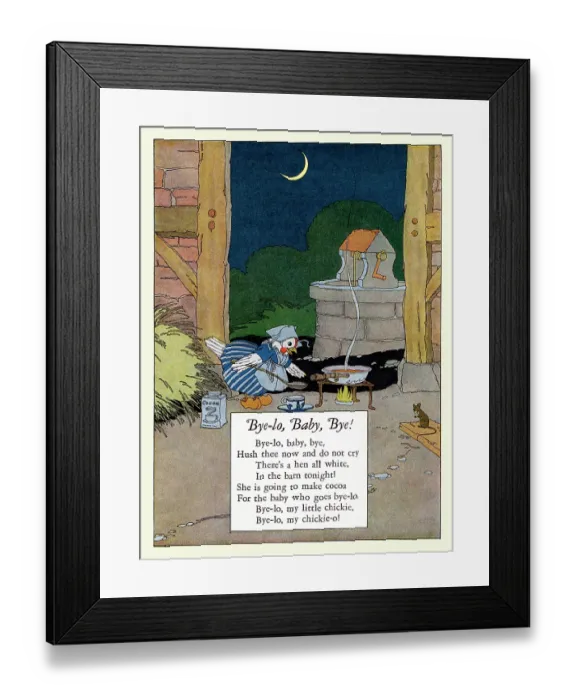 Framed Print : Bye-lo, Baby, Bye!