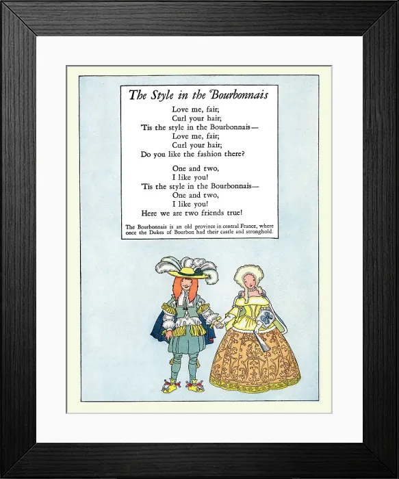 Framed Print : The Style in the Bourbonnais Framed Print : The Style in the Bourbonnais