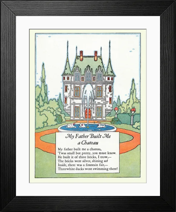 Framed Print : My Father Build me a Chateau Framed Print : My Father Build me a Chateau