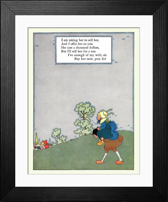 Framed Print : I'm Taking Her to Sell Her Framed Print : I'm Taking Her to Sell Her