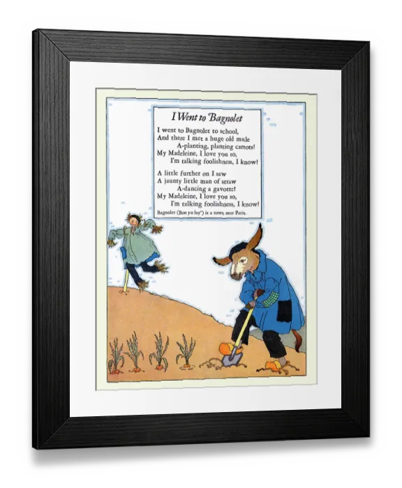 Framed Print : I Went to Bagnolet Framed Print : I Went to Bagnolet