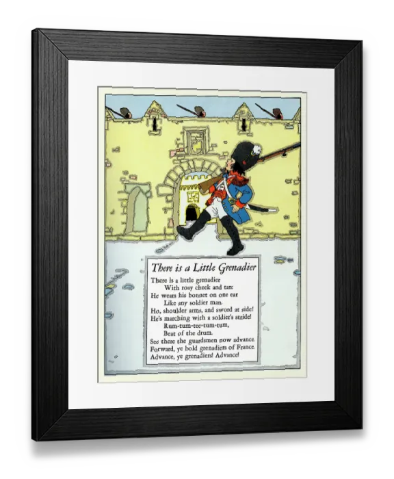 Framed Print : This is a Little Grenadier Framed Print : This is a Little Grenadier