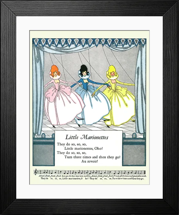 Framed Print : Little Marionettes