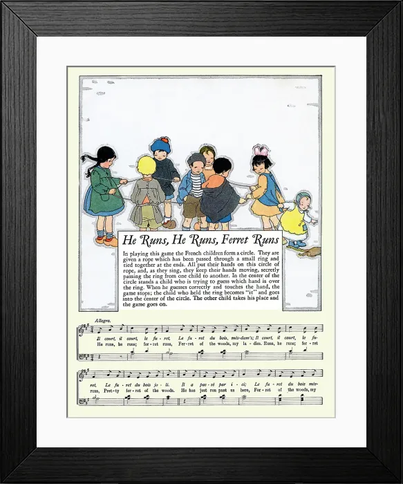 Framed Print : He Runs, He Runs, Ferret Runs Framed Print : He Runs, He Runs, Ferret Runs