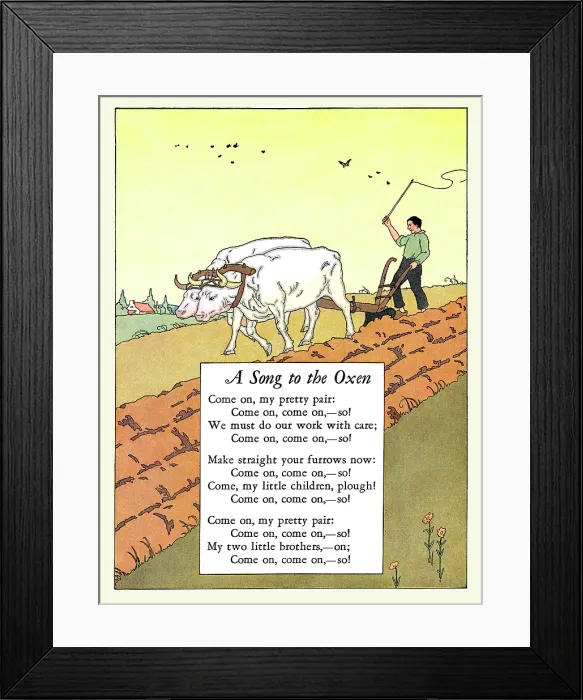 Framed Print : A Song to the Oxen Framed Print : A Song to the Oxen