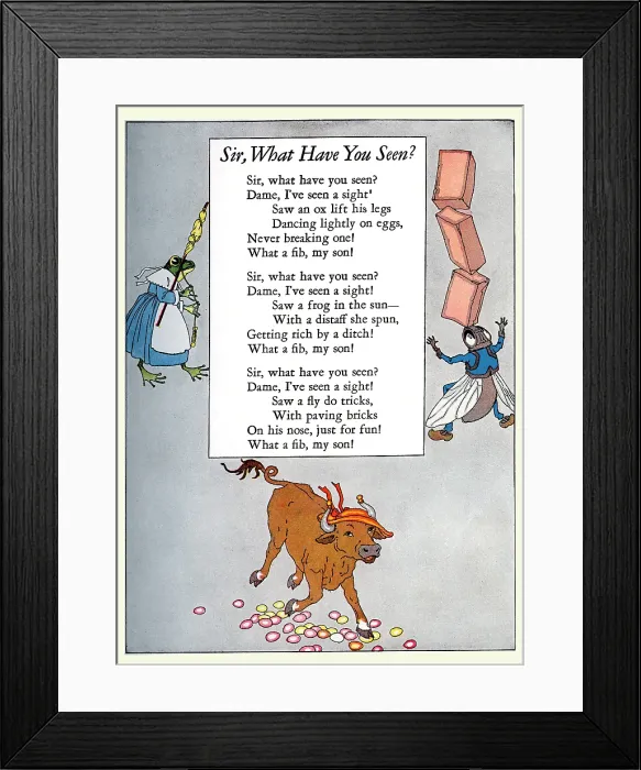 Framed Print : Sir, What Have you Seen? Framed Print : Sir, What Have you Seen?