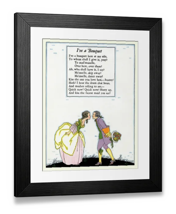 Framed Print : I've a Bouquet Framed Print : I've a Bouquet