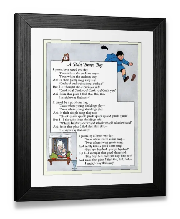 Framed Print : A Bold Brave Boy Framed Print : A Bold Brave Boy
