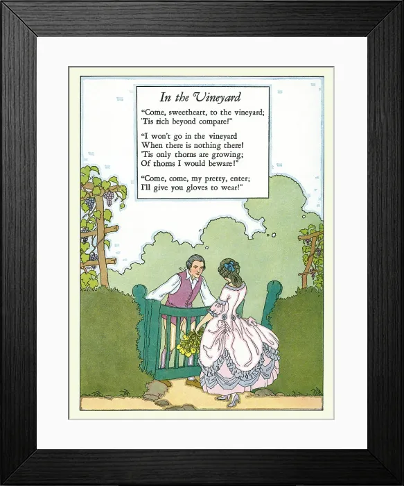 Framed Print : In the Vineyard Framed Print : In the Vineyard