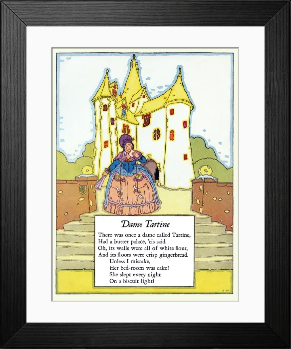 Framed Print : Dame Tartine Framed Print : Dame Tartine
