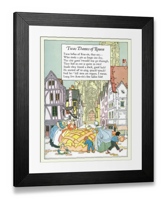 Framed Print : Twas Dames of Rouen Framed Print : Twas Dames of Rouen