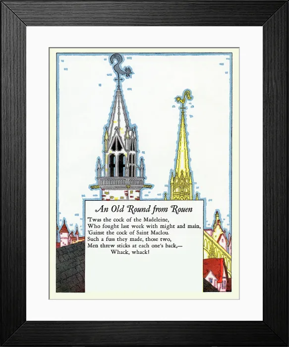 Framed Print : An old Round from Rouen Framed Print : An old Round from Rouen