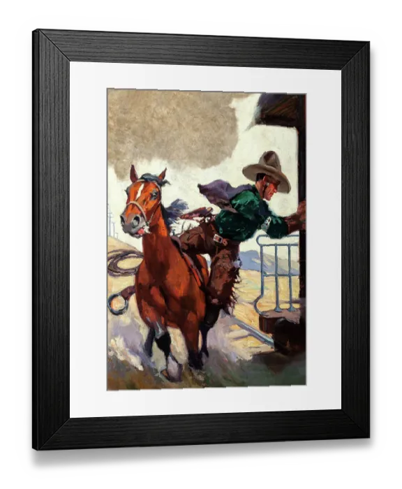 Framed Print : Catching the Train