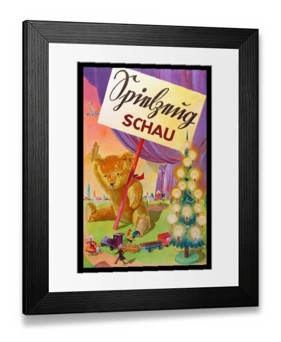 Framed Print : Exhibition Schau Framed Print : Exhibition Schau